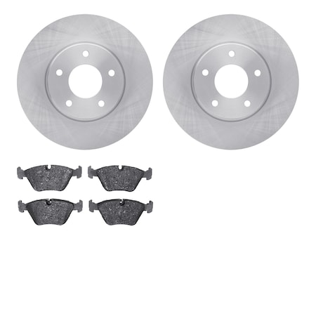 6502-20080, Rotors With 5000 Advanced Brake Pads